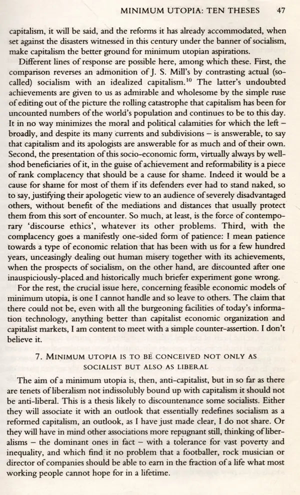 Necessary and Unnecessary Utopias Socialist Register 2000 (An Old and Rare Book)
