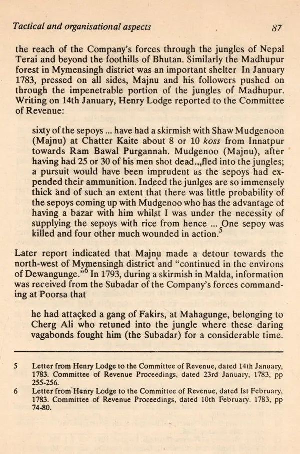 The Fakir and Sannyasi Uprisings (An Old and Rare Book) - Retail Maharaj