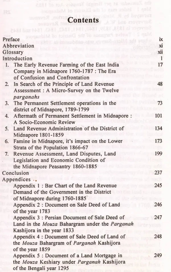 Midnapore District Company, Raiyats and Zamindars 1760-1885 - Retail Maharaj