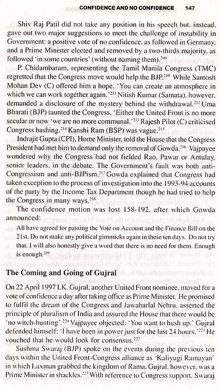Parliamentary Democracy in India- Government and Opposition