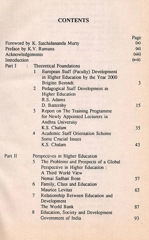 Academic Staff Development in Higher Education (An Old and Rare Book)
