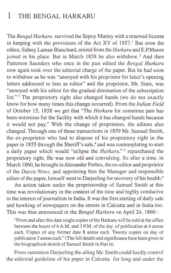 History of English Press in Bengal 1858-1880- With List of Papers Published in India (Including Burma and Ceylon)