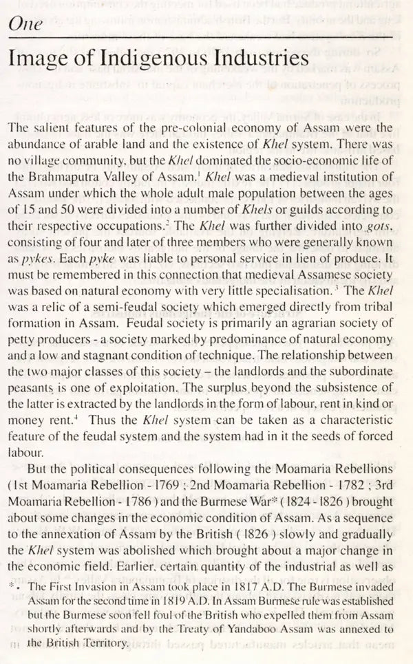 Indigenous Industries of Assam (1870-1925)