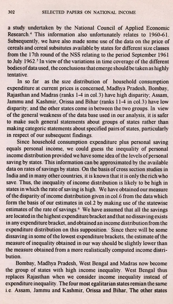 Selected Papers on National Income (An Old and Rare Book)