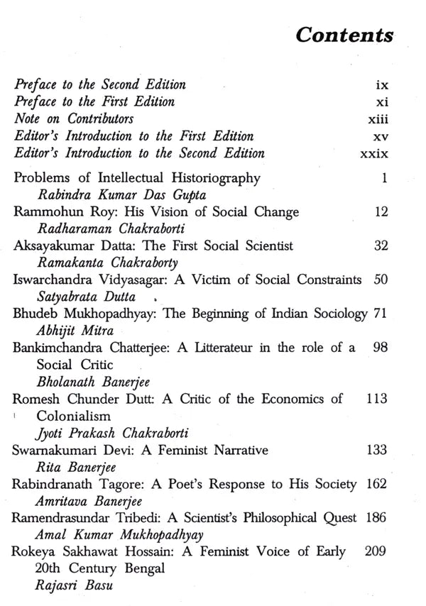 The Bengali Intellectual Tradition from Rammohun Roy to Dhirendranath Sen (An Old and Rare Book)