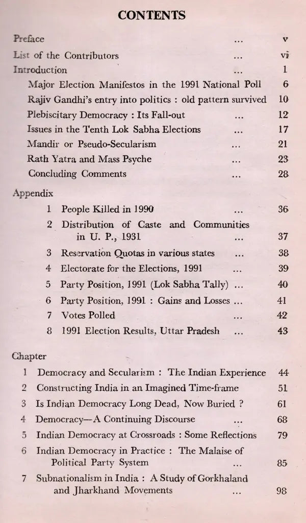 Whither India's Democracy? (An Old and Rare Book)