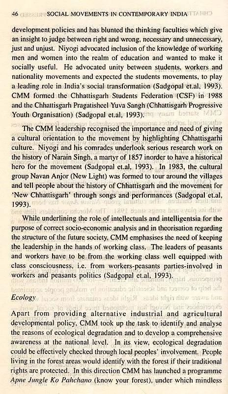 Social Movements in Contemporary India (An Old and Rare Book)