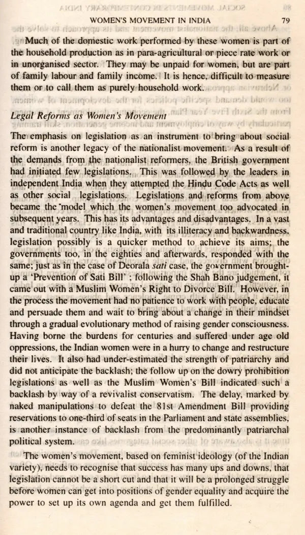 Social Movements in Contemporary India (An Old and Rare Book)
