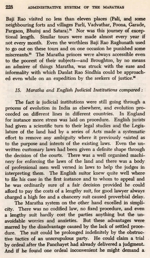Administrative System of the Marathas (An Old Rare Book)