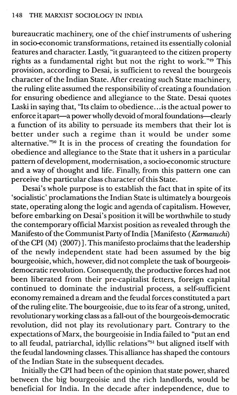 The Marxist Sociology in India- A Study of the Contribution of A.R. Desai