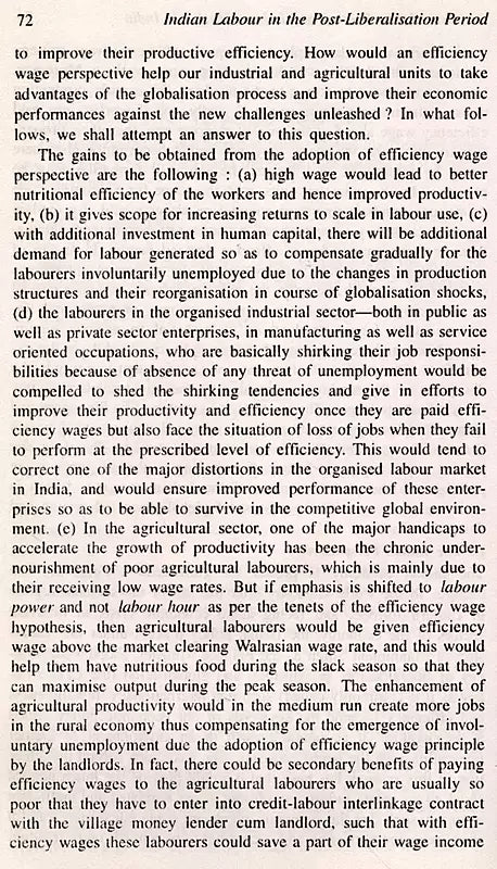 Indian Labour in the Post-Liberalisation Period