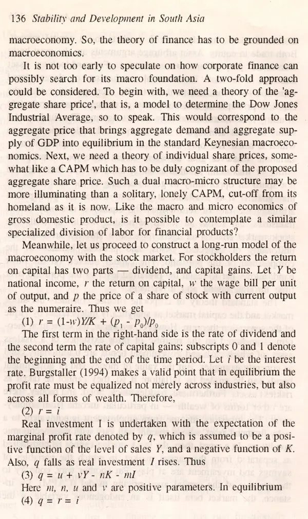 Stability and Development in South Asia- A Common Minimum Agenda - Retail Maharaj