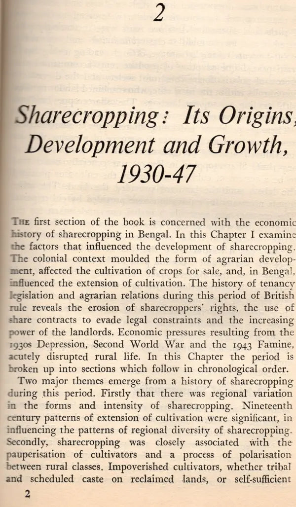 Sharecropping and Sharecroppers Struggles in Bengal 1930-1950 - Retail Maharaj