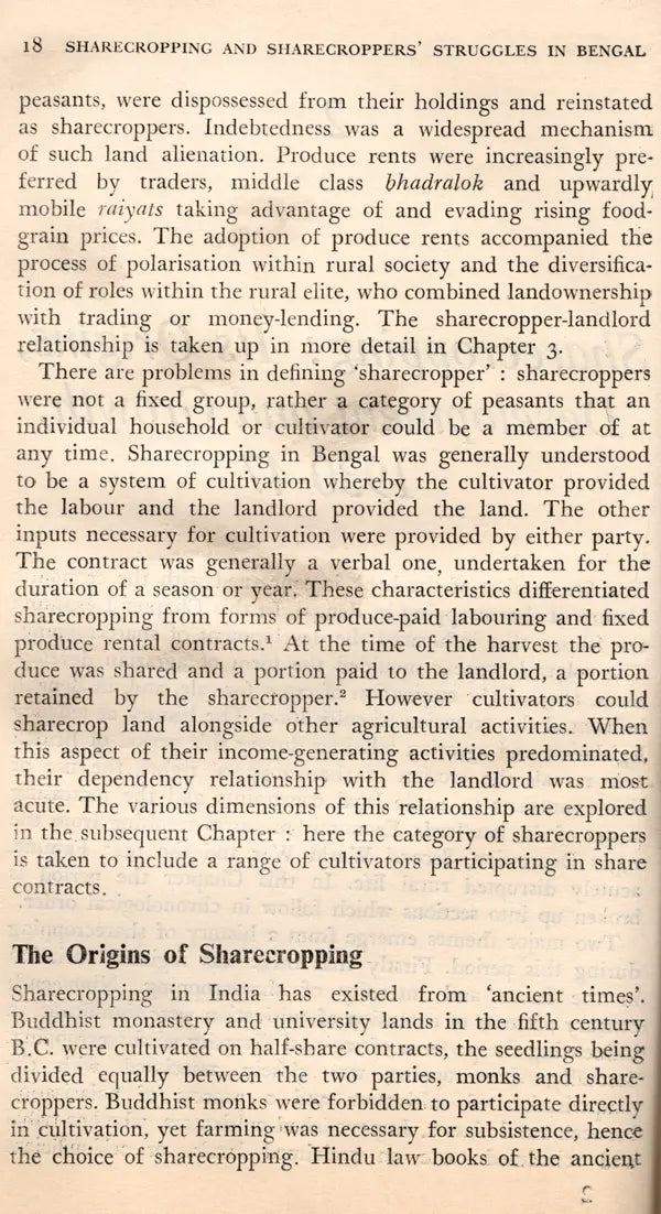 Sharecropping and Sharecroppers Struggles in Bengal 1930-1950 - Retail Maharaj