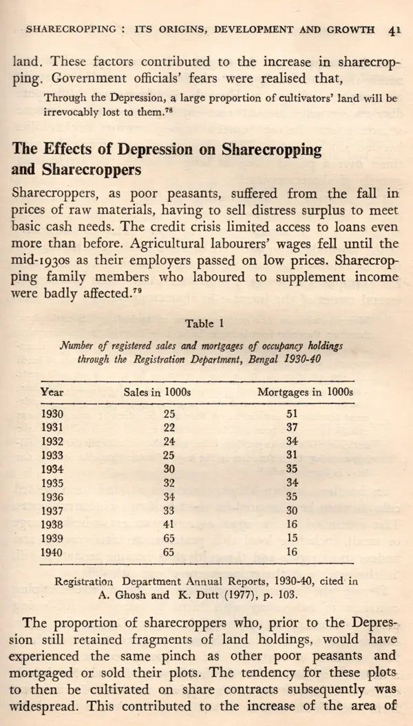 Sharecropping and Sharecroppers Struggles in Bengal 1930-1950 - Retail Maharaj