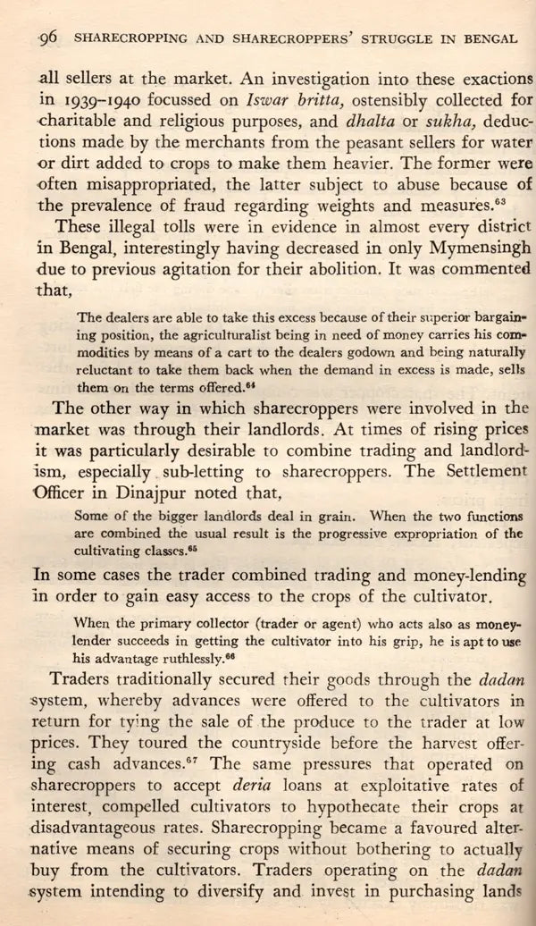 Sharecropping and Sharecroppers Struggles in Bengal 1930-1950 - Retail Maharaj