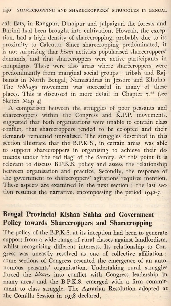 Sharecropping and Sharecroppers Struggles in Bengal 1930-1950 - Retail Maharaj