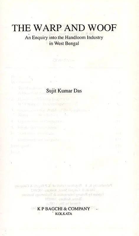 The Warp and Woof- An Enquiry into the Handloom Industry in West Bengal