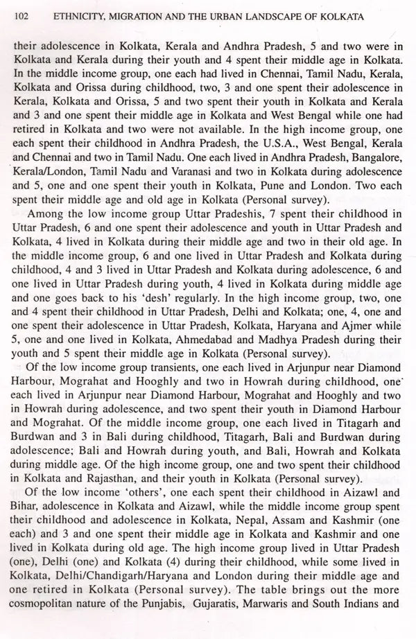 Ethnicity, Migration and the Urban Landscape of Kolkata - Retail Maharaj