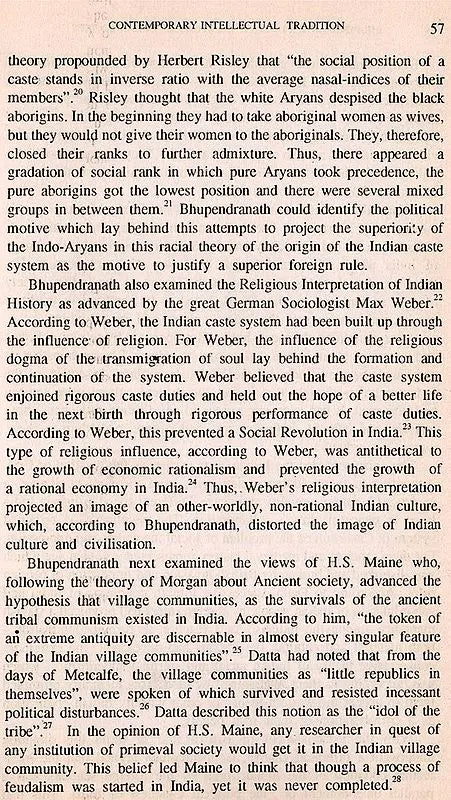 Bhupendranath Datta and His Study of Indian Society (An Old and Rare Book) - Retail Maharaj