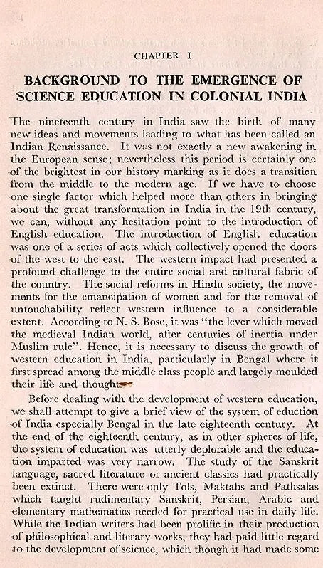 Colonialism Nationalism & Scientism- A Study of Acharya Jagadis Chandra Bose (An Old and Rare Book) - Retail Maharaj