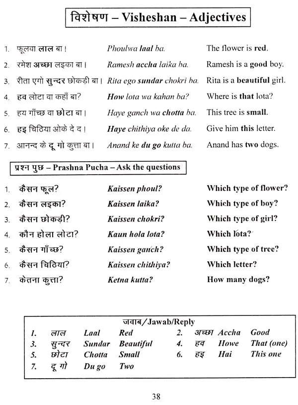 Sahaj Bhojpuri Vyakaran (An Easy Approach to Bhojpuri Grammar) - Retail Maharaj
