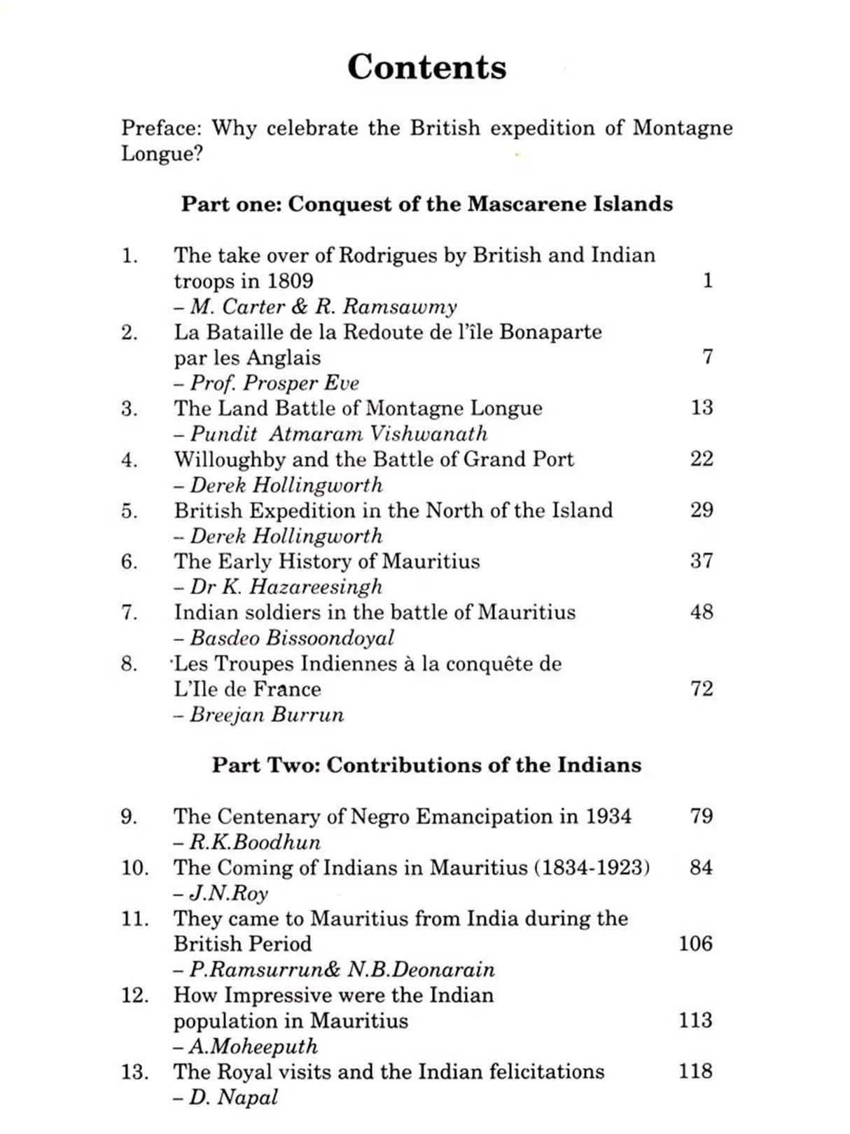 The British Conquest of Mauritius (The Contributions of Sepoys at the Battle of Long Mountain) - Retail Maharaj