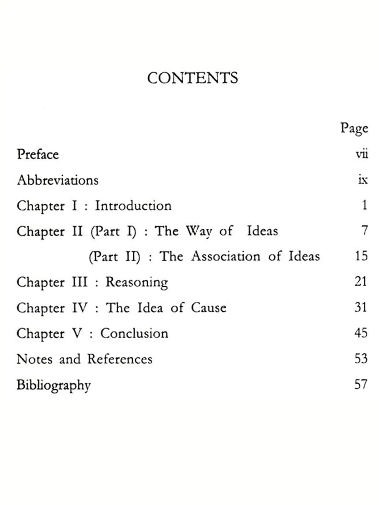 An Examination of Hume's Theory of Cause