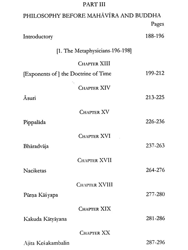 A History of Pre-Buddhistic Indian Philosophy