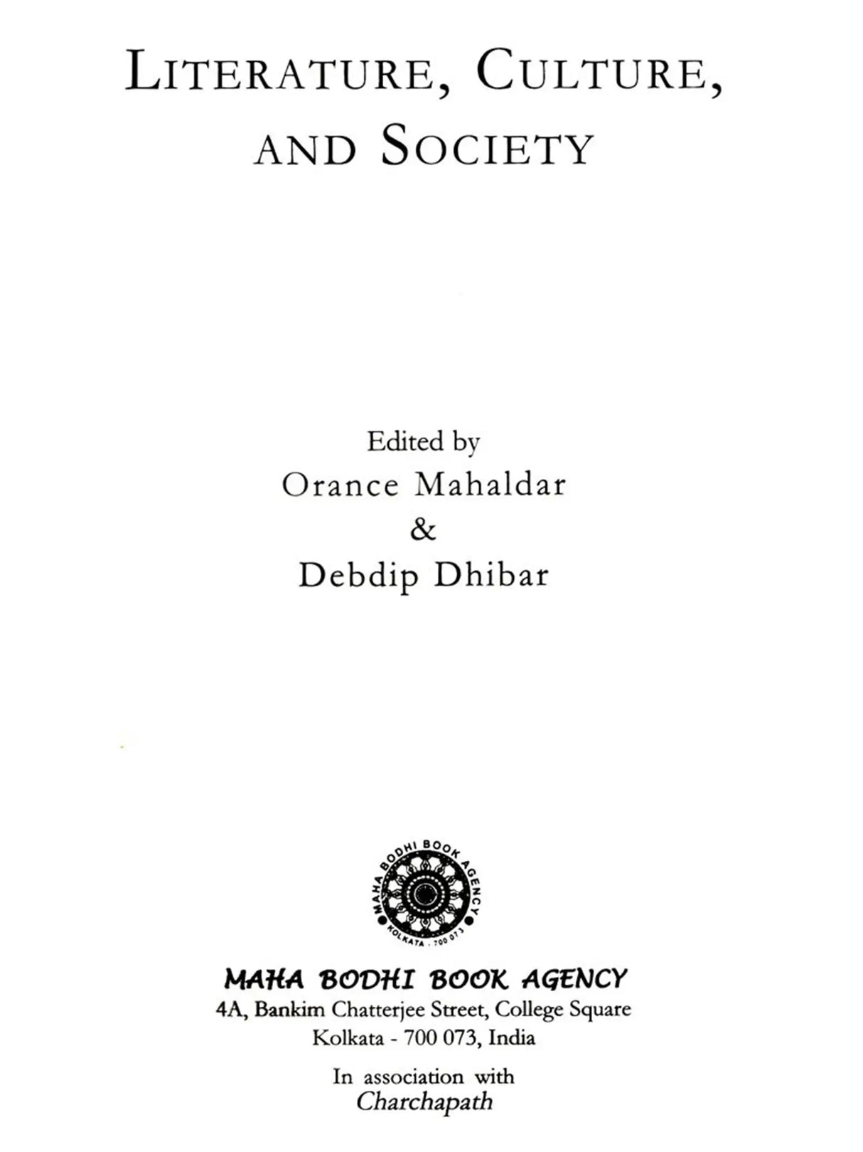 Literature, Culture, and Society
