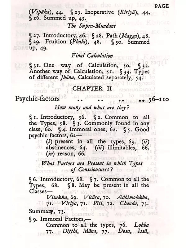 The Abhidhamma Philosophy or the Psycho-Ethical Philosophy of Early Buddhism