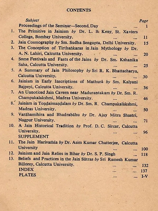 Religion and Culture of the Jains (An Old and Rare Book)
