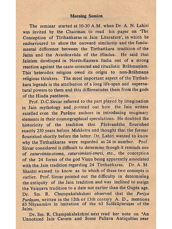 Religion and Culture of the Jains (An Old and Rare Book)