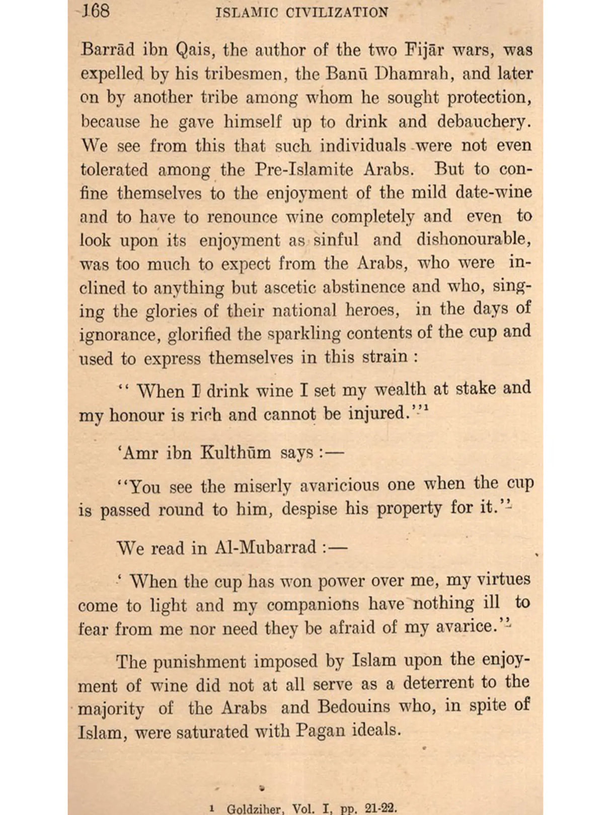 Contributions to the History of Islamic Civilization - Vol-1 (An Old and Rare Book)