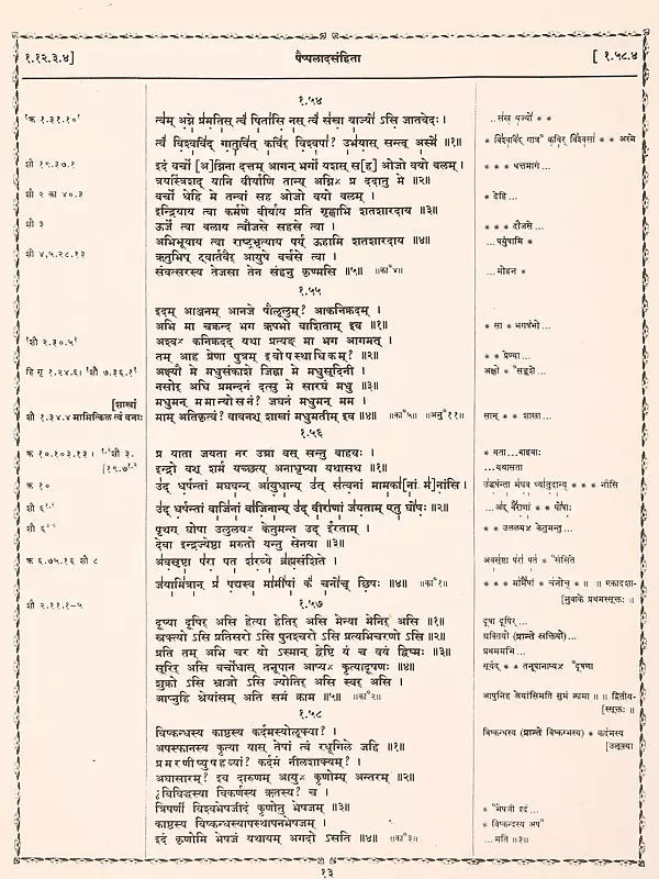 अथर्ववेदीया पैप्पलाद संहिता / Atharvaveda Paippalada Samhita (Sanskrit Only) - Retail Maharaj