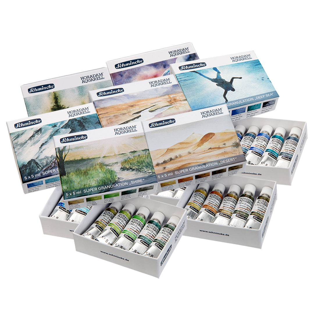 Schmincke Horadam Supergranulating Watercolour Limited Edition 5ml Set - Retail Maharaj