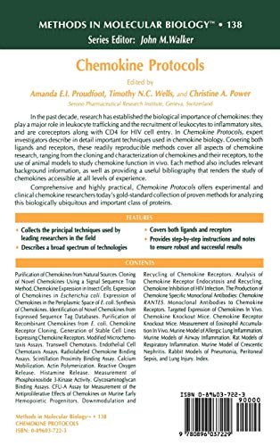 Chemokine Protocols: 138 (Methods in Molecular Biology) - Retail Maharaj