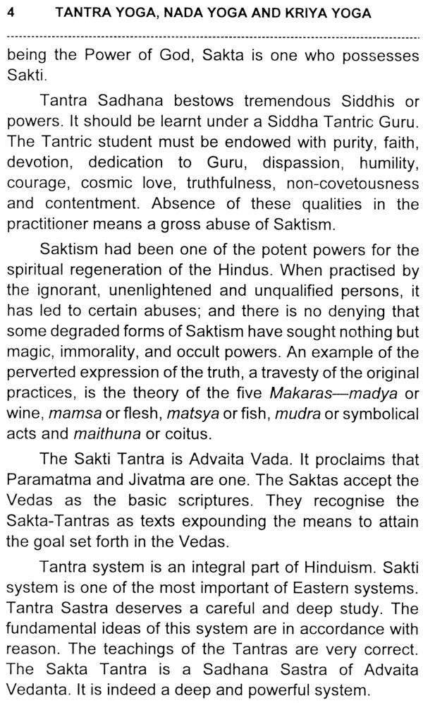 Tantra Yoga, Nada Yoga and Kriya Yoga - Retail Maharaj