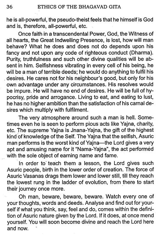ETHICS OF THE BHAGAVAD GITA - Retail Maharaj
