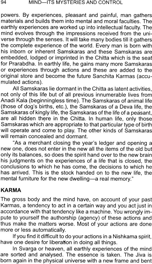 MIND: ITS MYSTERIES and CONTROL - Retail Maharaj