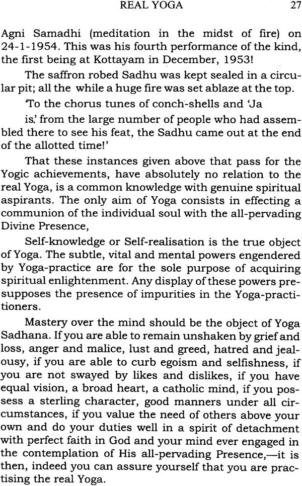 Yoga and Realisation - Retail Maharaj
