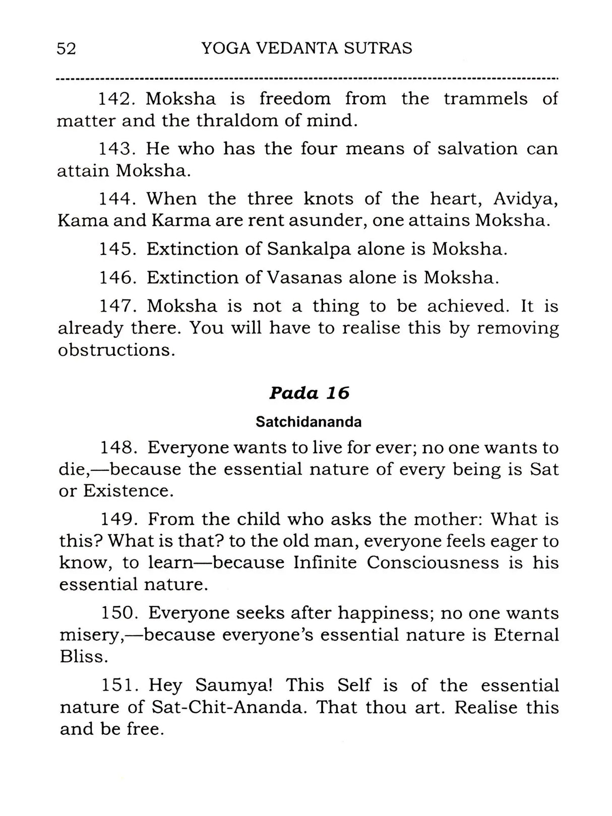 Yoga Vedanta Sutras - Retail Maharaj