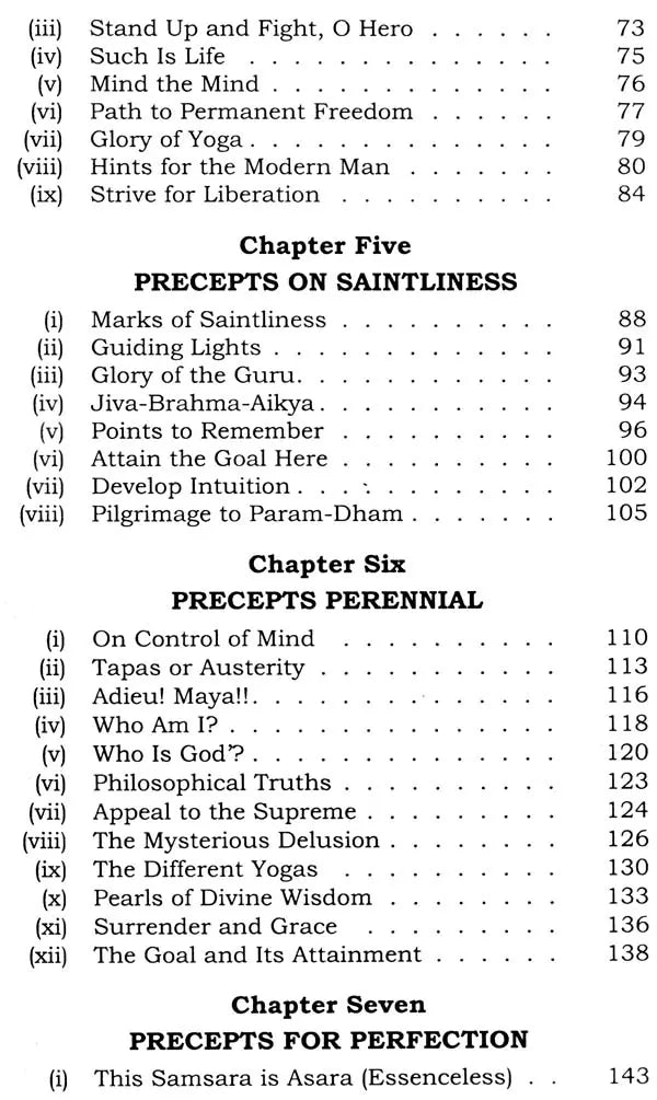 Precepts For Practice - Retail Maharaj