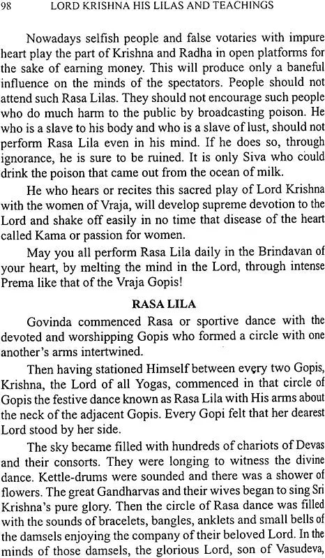Lord Krishna: His Lilas and Teachings - Retail Maharaj