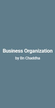 Business Organization - Retail Maharaj