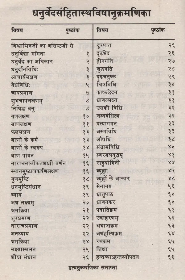 Dhanurveda Samhita - Retail Maharaj