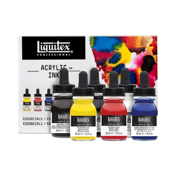 Liquitex Professional Acrylic Ink Set of 3 and 6 - Retail Maharaj