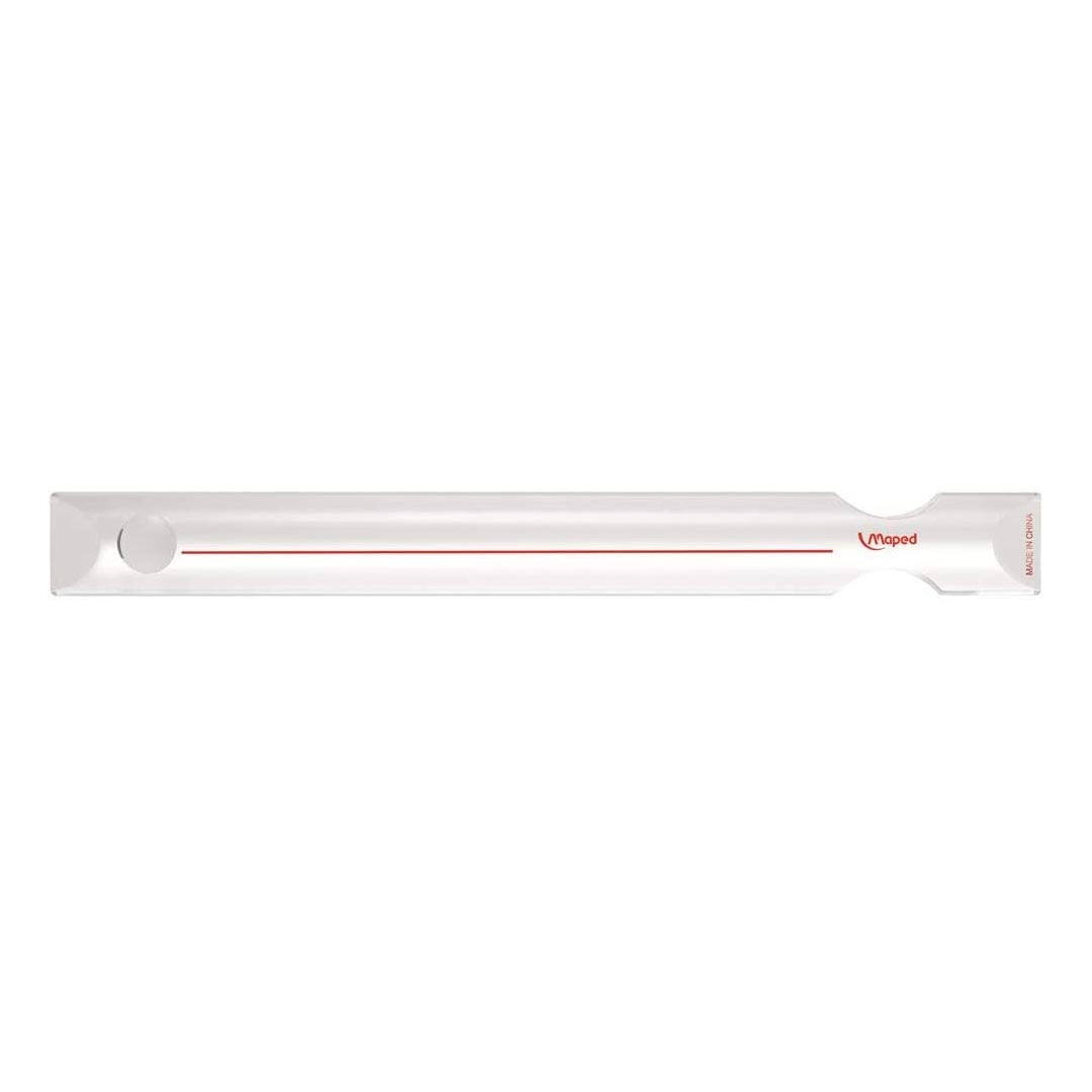 Maped Magnifying Ruler with Built In Lens and Protective Cover - Retail Maharaj