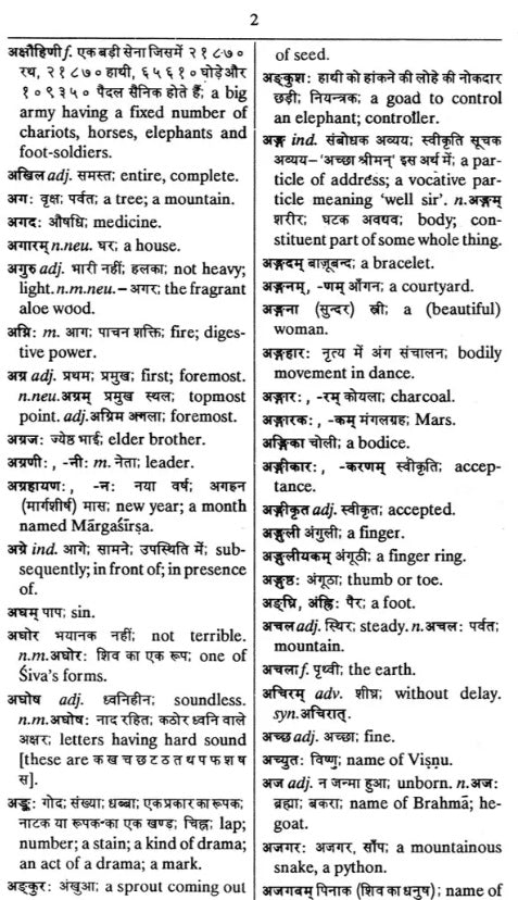 The Concise Sanskrit Dictionary (An Old and Rare Book) - Retail Maharaj