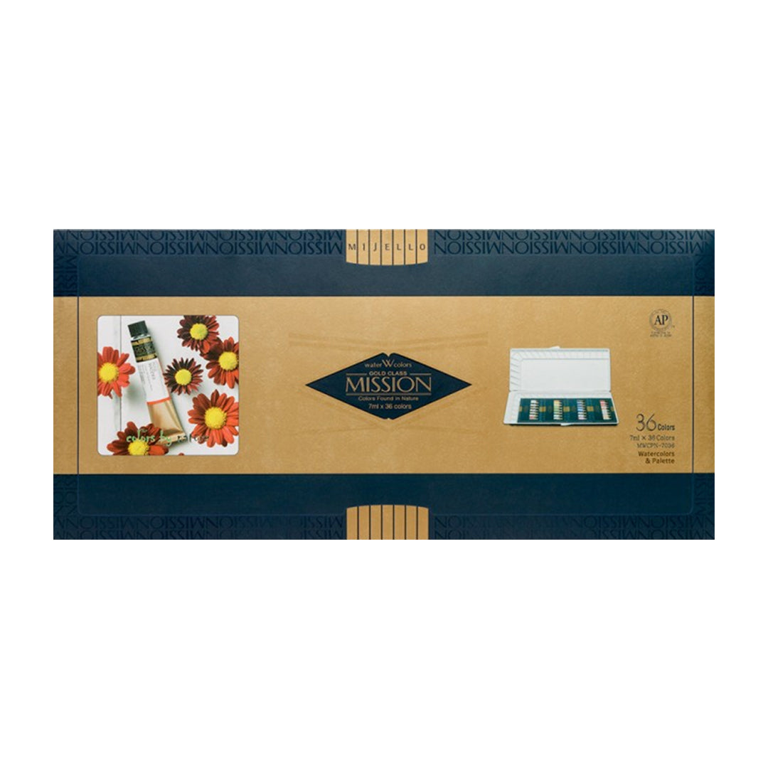 Mijello Mission Gold Watercolor Paint 7ml Set of 12, 18, 24 & 36 - Retail Maharaj